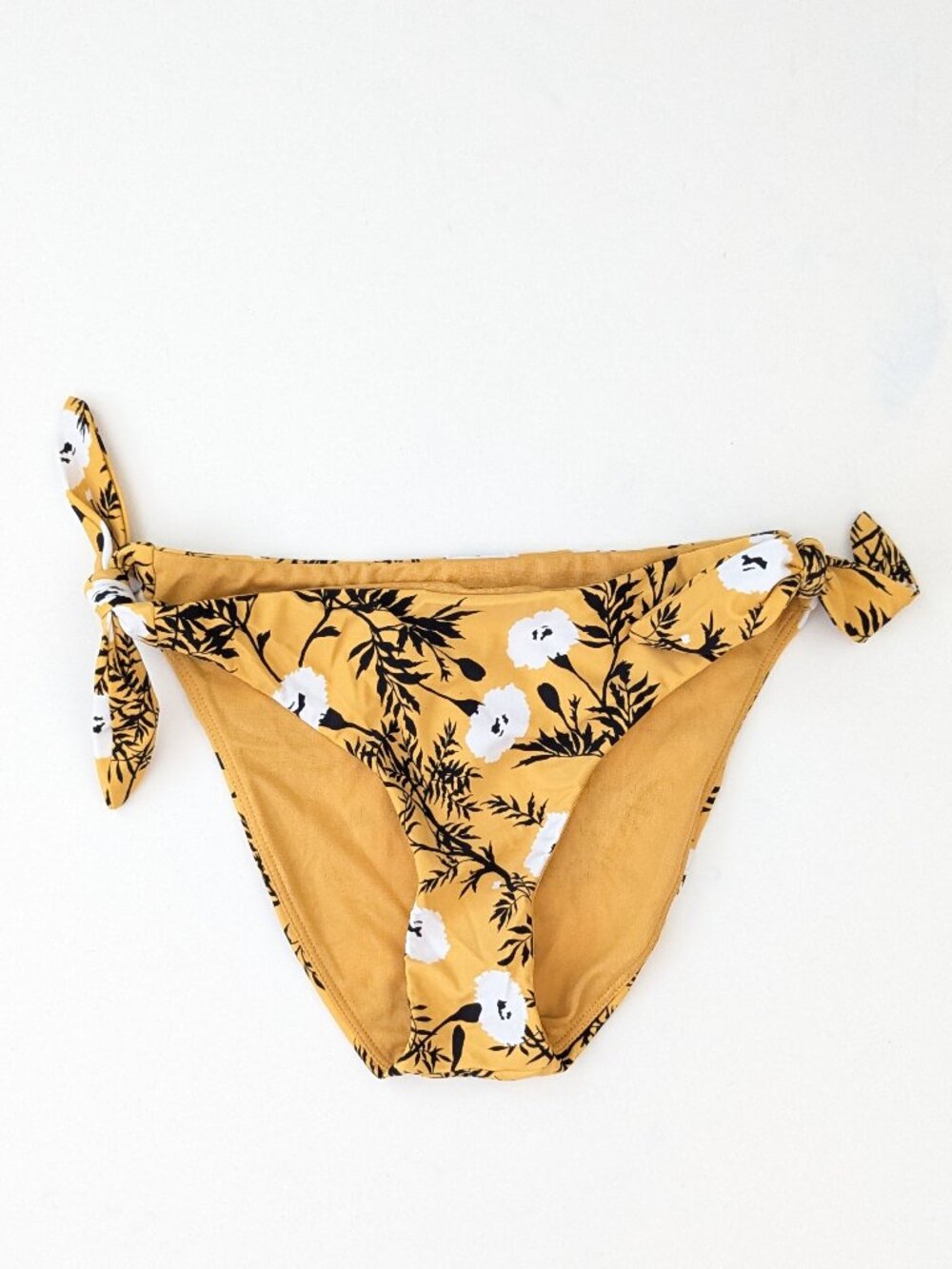 Roxy Wavy Soul Full Bikini Bottom Yellow Womens XS